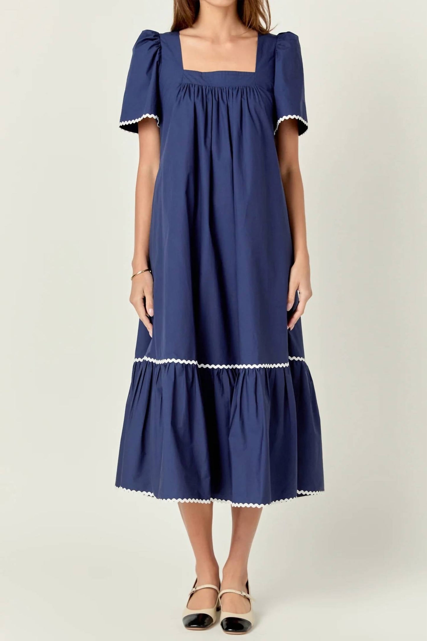 2.7 August Apparel - Women's Ric Rac Midi Dress
