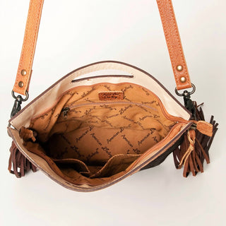 American Darling - Women's Genuine Western Leather Crossbody Clutch