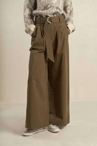 Freemarket - Calça de perna larga revelada Elegance