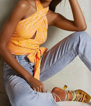 Eva Franco - Citrus Knit Halter Top