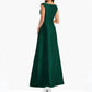 Alfred Sung - Off The Shoulder Satin Gown