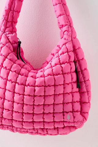 Free People - Bolsa de transporte acolchoada feminina