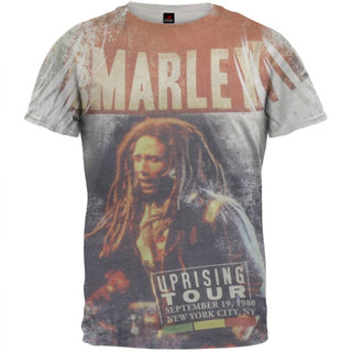 Bob Marley - Men's Uprising Tour All Over Soft T-shirt