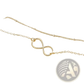14k Gold Filled Layered Infinity Chain Bracelet