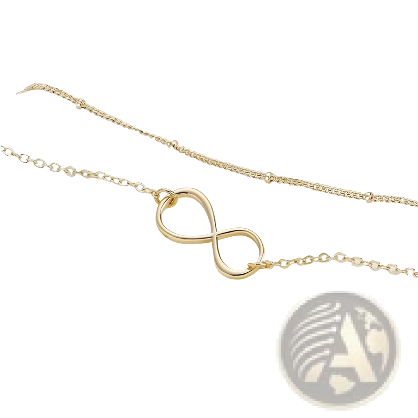 14k Gold Filled Layered Infinity Chain Bracelet