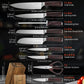 15 Piece High Carbon Stainless Steel Knife Set with Block