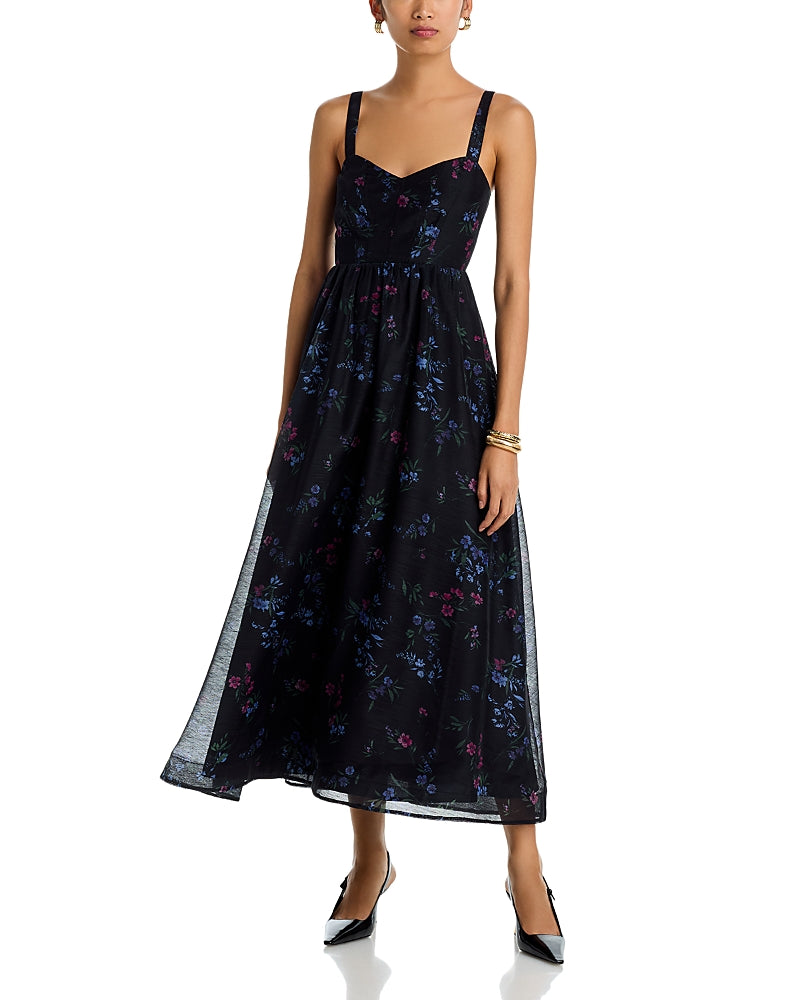Aqua Sleeveless Maxi Dress