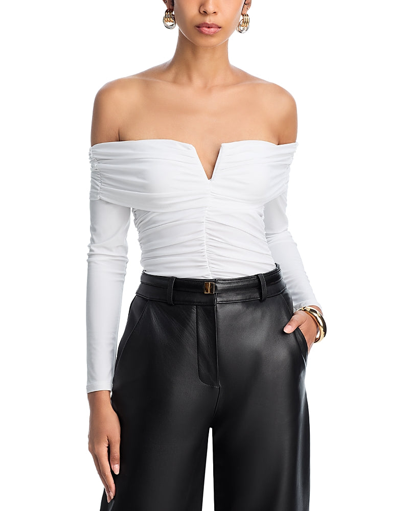 Aqua Matte Jersey Top