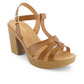 Andrea - Women's Heeled Platform Sandal