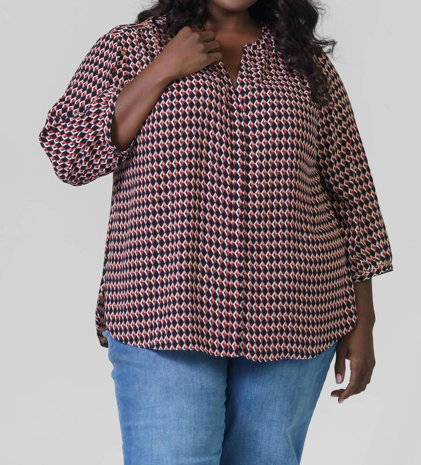 Nydj - Pintuck Blouse - Plus