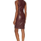 Steve Madden - Rochester Vegan Leather Mini Dress