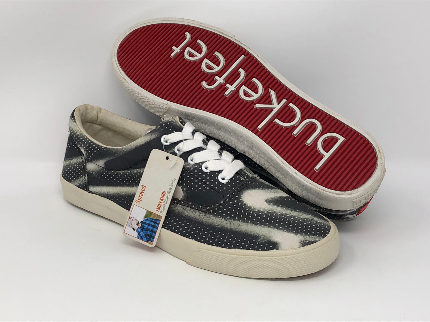 Tênis Bucketfeet Masculino com Borrifador Preto Tamanho 8 D EUA