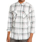 LEVI S Mens White Tartan Plaid Collared Dress Shirt XXL