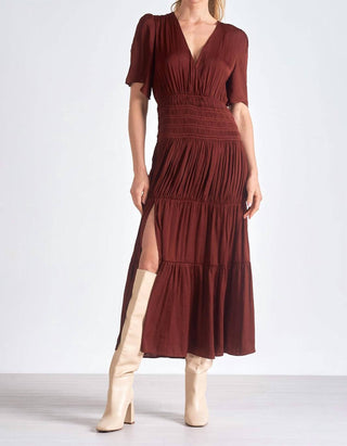 Elan - Vestido com manga 3/4