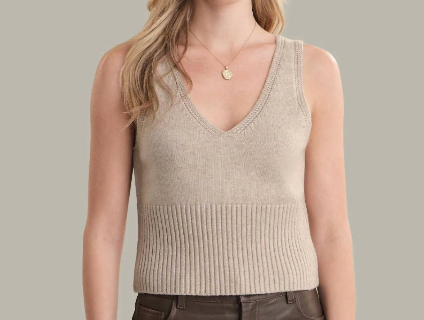 525 America - Brynn V Neck Tank Top