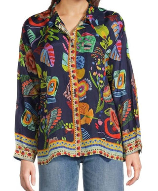 Johnny Was - Camisa Audrey Farout com botões