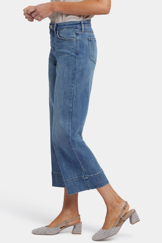 Nydj - Calça jeans Teresa de perna larga e tornozelo