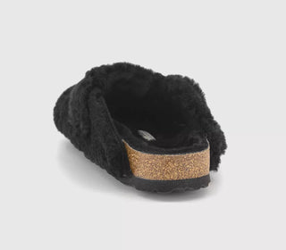 Birkenstock - Tamancos Boston Big Buckle Teddy Femininos