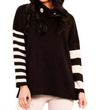 Angel Apparel - Stripe and Dot Poncho