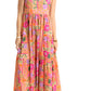 Karlie - Toucan Scarf Tier Maxi Dress