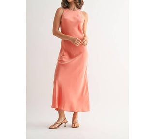 Fun 2 Fun - Satin Maxi Dress