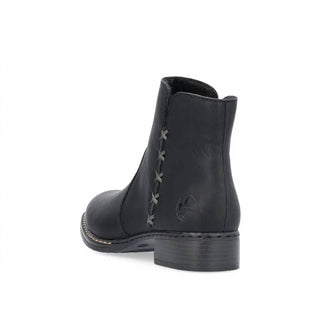 Rieker - Botas femininas Conny 75 com zíper no tornozelo