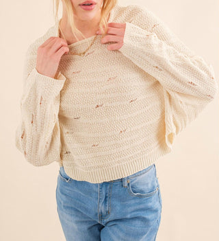 And The Why - Vanilla Latte Sweater