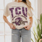 Livylu - Tcu Thrifted Tee