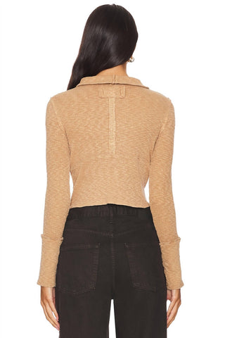 Free People - Blusa meia-noite com zíper