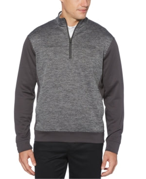 Pga Tour Men's Fleece Quarter-Zip Sweater
