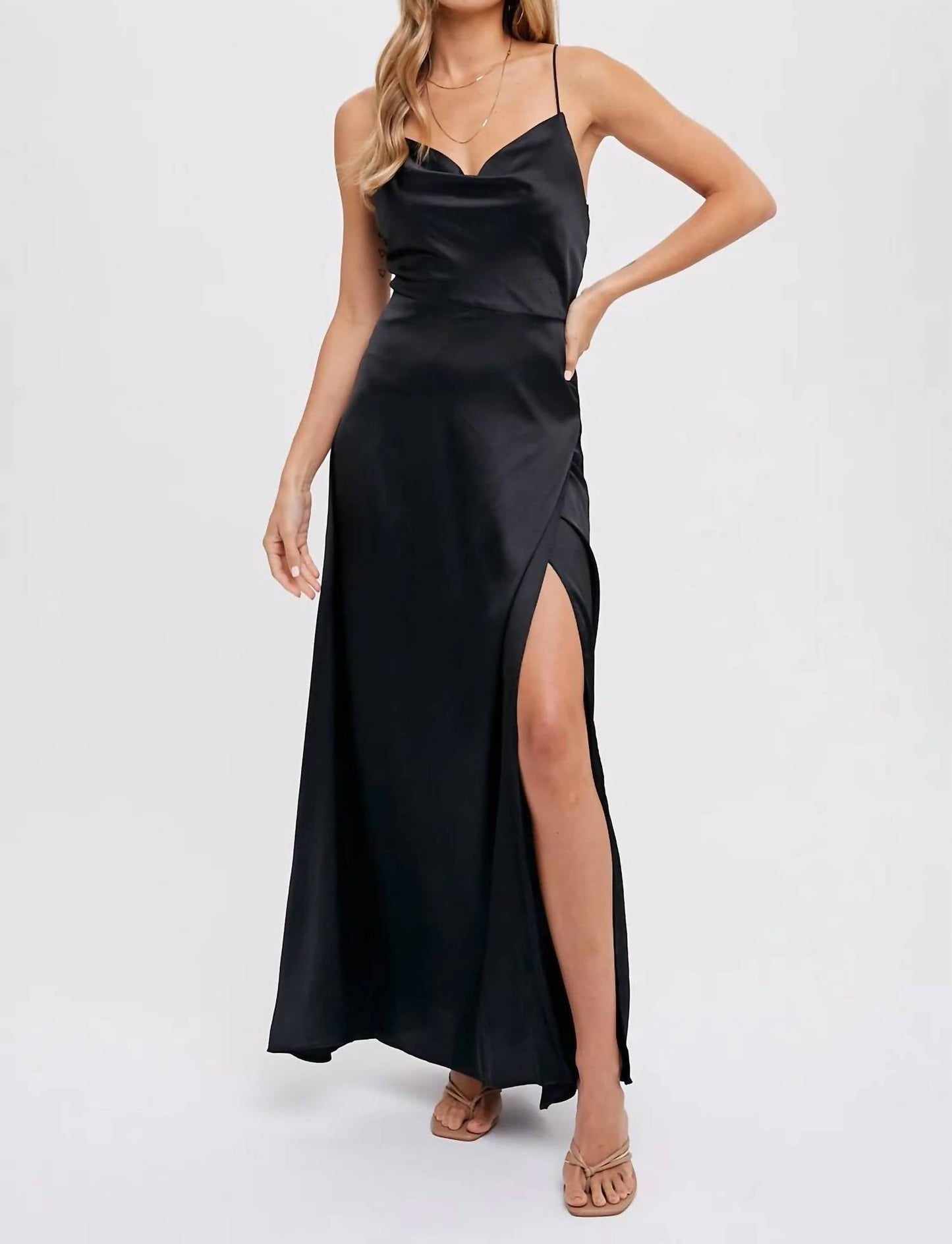 Bluivy - TAYLOR SILKY MAXI DRESS
