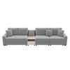 Modular Sofa Couch With Storage Armrest And Center Console