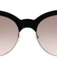Óculos de sol Tom Ford - Angela, redondo, de metal, com lentes marrom gradiente