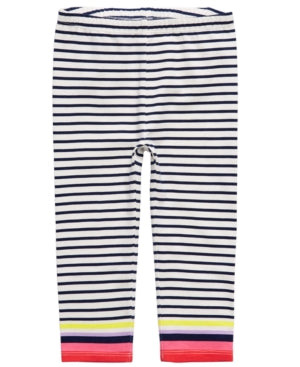 Leggings elásticas para bebês meninas First Impressions, tamanho 24 meses, branca