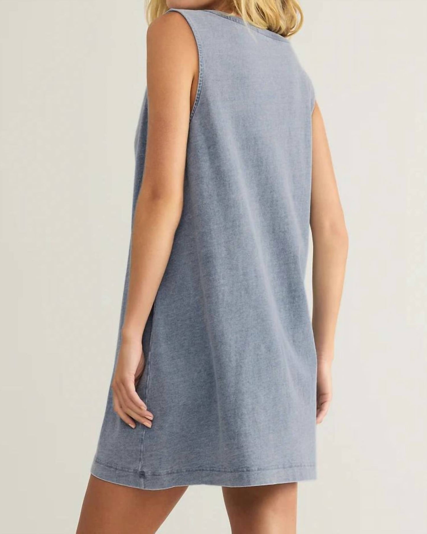 Z Supply - Sloane V-Neck Denim Mini Dress