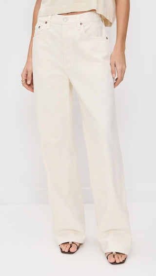 Agolde - Calça Jeans Baggy de Cintura Baixa