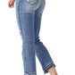 Risen - Women's Shadow Hem Straight Leg Jean