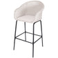 Ladd Outdoor Metal Wicker Barstool Set of 2 - Light Gray