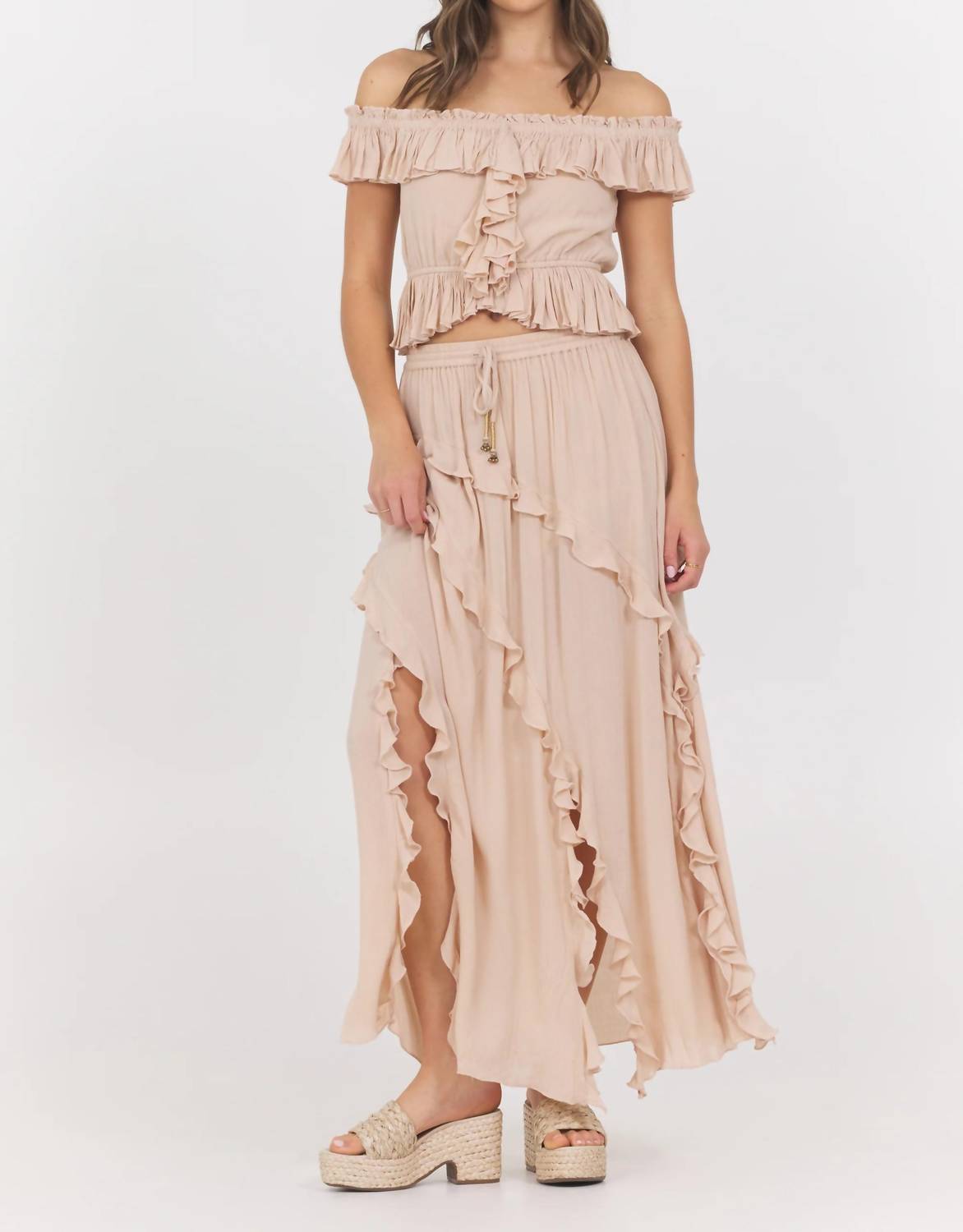 Vintage Havana - Giza Off Shoulder Top