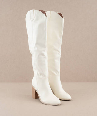 Oasis Society - Botas femininas Stephanie de cano alto