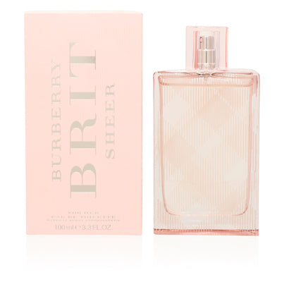 Burberry Brit Sheer Eau De Toilette For Women 3.4 Oz (100 Ml)