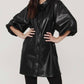 Dolce Cabo - Everywhere Leather Dress with Puff Sleeves