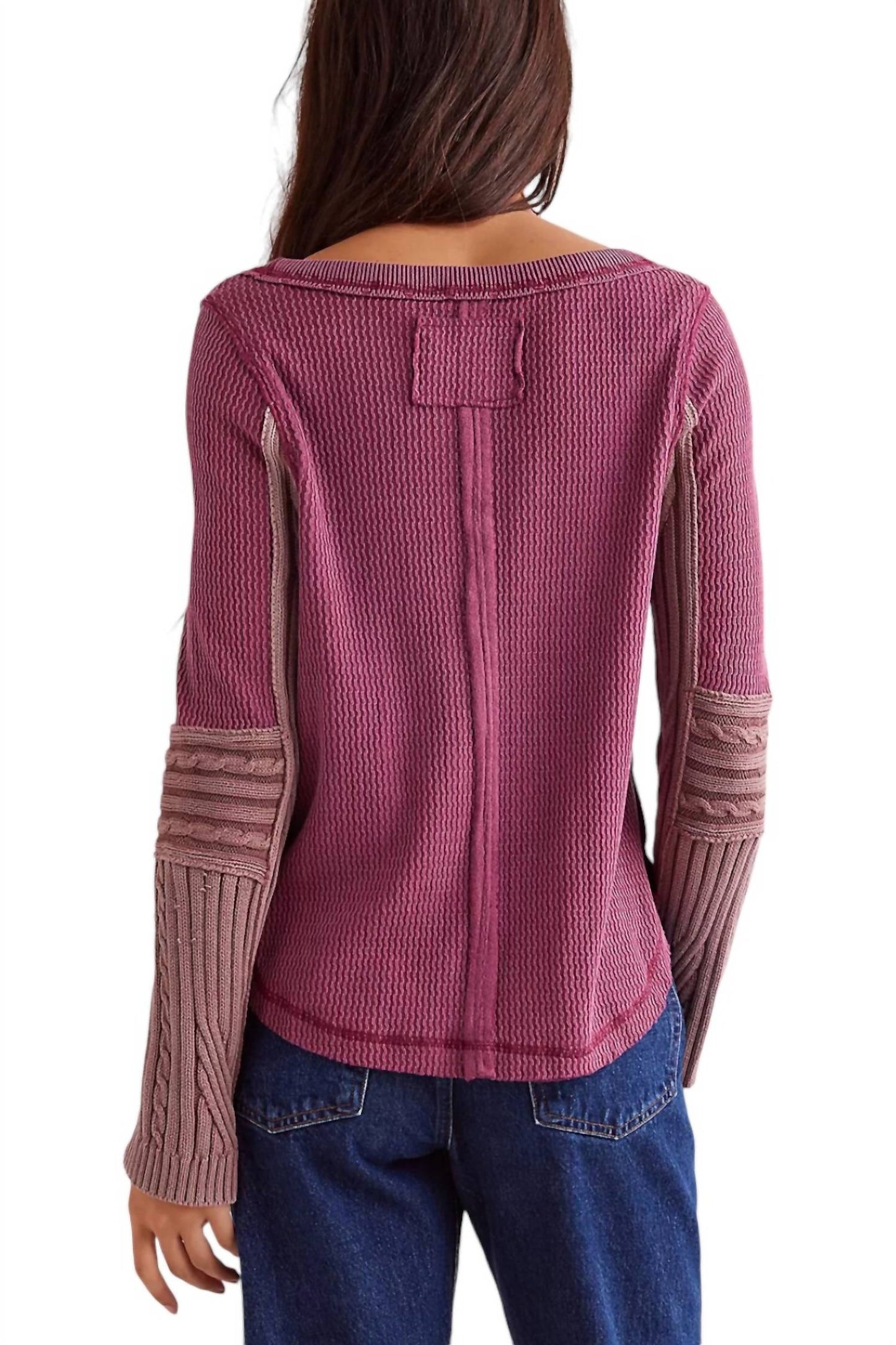 Free People - Swinging Cable Cuff Top