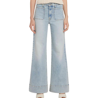 7 For All Mankind - Calça Jeans Dojo Moderna com Bolso Patch e Sem Costura