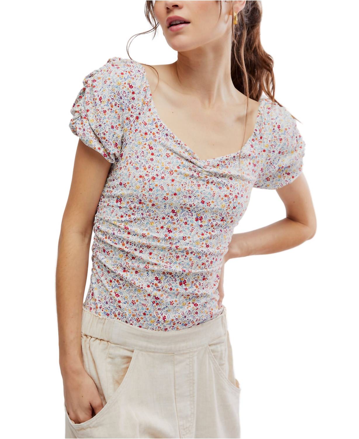 Free People - Printed bella bodysuit