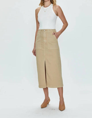Pistola - Saia utilitária de cintura alta Pamela