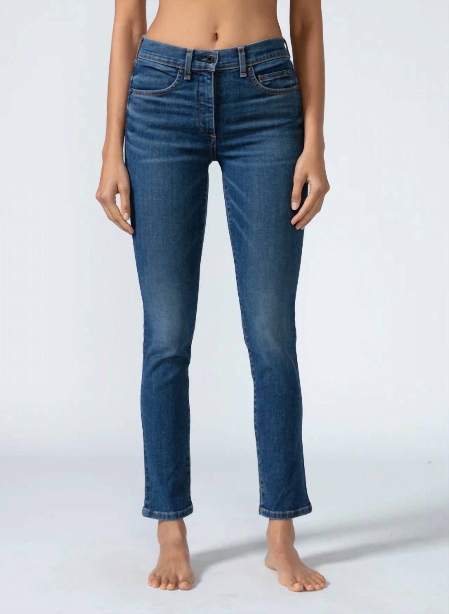 Askk Ny - Telluride Mid Rise Skinny Denim Jeans