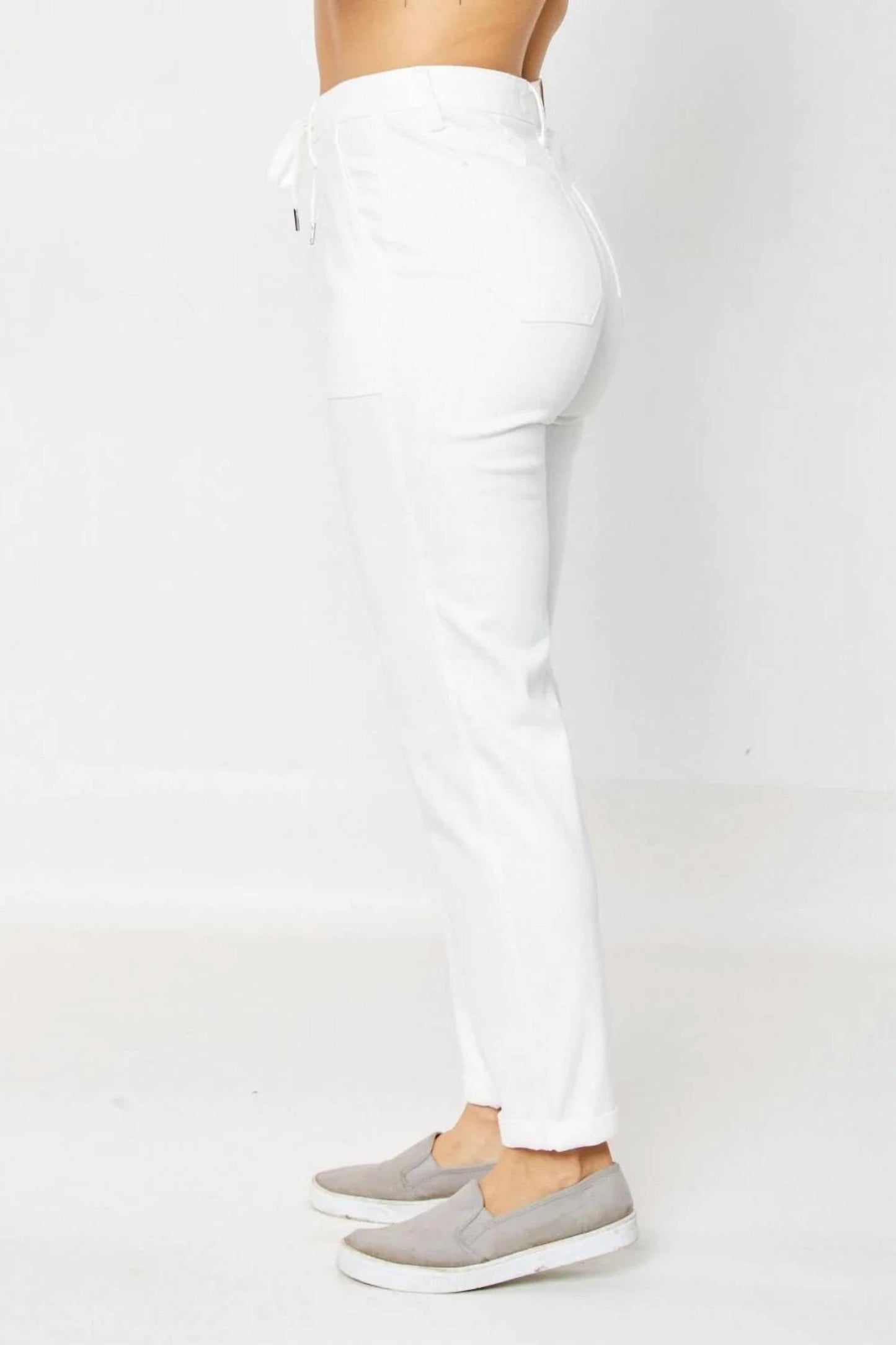 Judy Blue - High Waist Cuffed Joggers Jeans