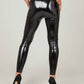 Spanx - Leggings de couro sintético envernizado