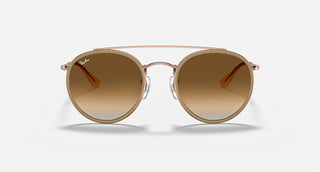 Ray Ban - Óculos de Sol Redondos com Ponte Dupla Não Polarizados Rb3647n 907051